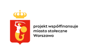 Logo: Projekt współfinansuje M.St. Warszawa